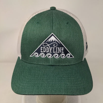 Teddyline Snapback Trucker Hat Green M/L Embroidered Mesh Back Richardson