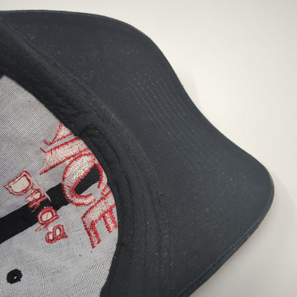 Duda ACE Strapback Hat Black One Size Adjustable Embroidered 6 Panel