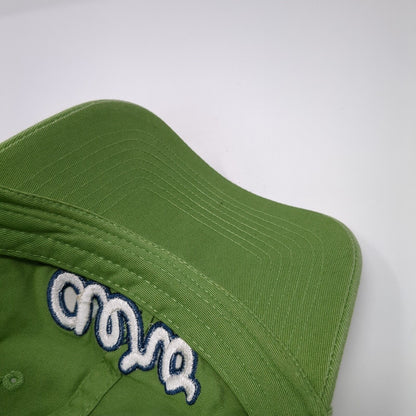 Aero 87 Slideback Hat Green One Size Adjustable Embroidered 6 Panel
