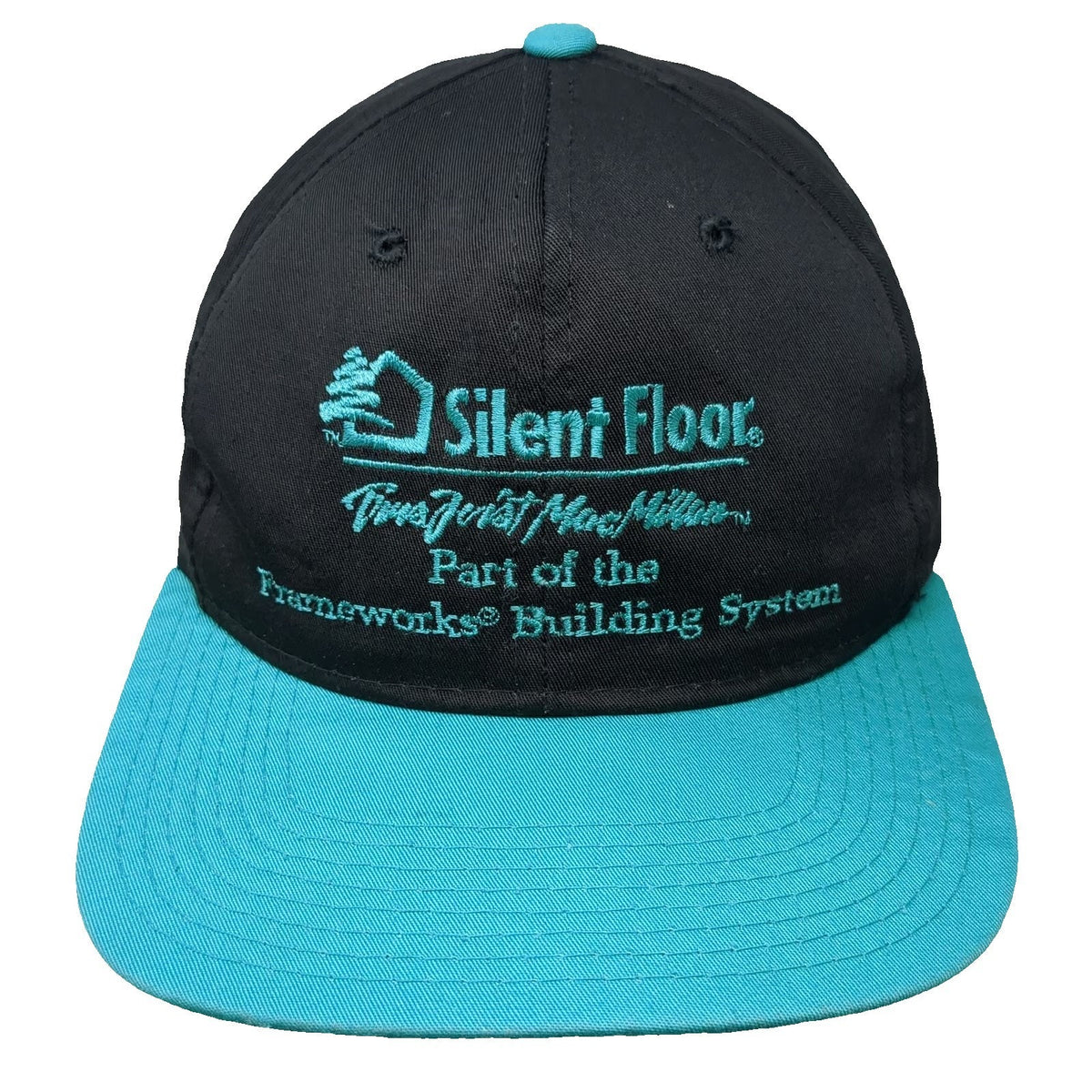 Yupoong Snapback Black Blue OSFM Silent Floor Trus Joist MacMillan 6 Panel Hat