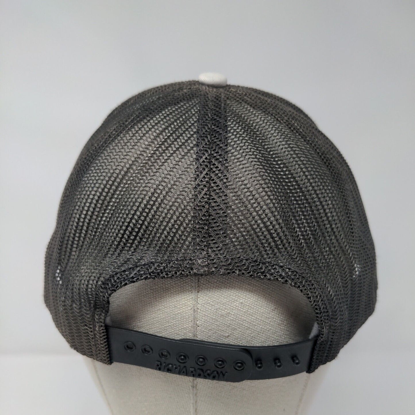 Bruneau Idaho Snapback Trucker Hat Gray One Size Adjustable Mesh Back Richardson