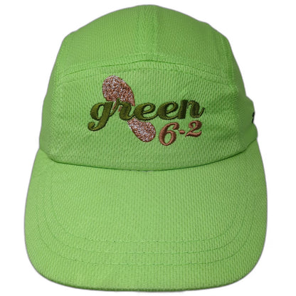 Headsweats 5 Panel Green Hat One Size Coolmax Audubon Green 6-2 Run Race Event