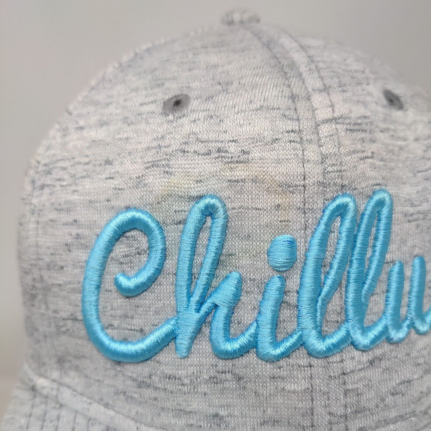 Chillula Snapback Hat Gray OSFM Adjustable Embroidered 6 Panel Comfy Otto