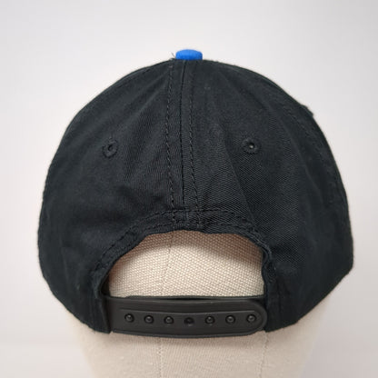 Bud Light Snapback Hat Black One Size Adjustable Embroidered 6 Panel Cotton