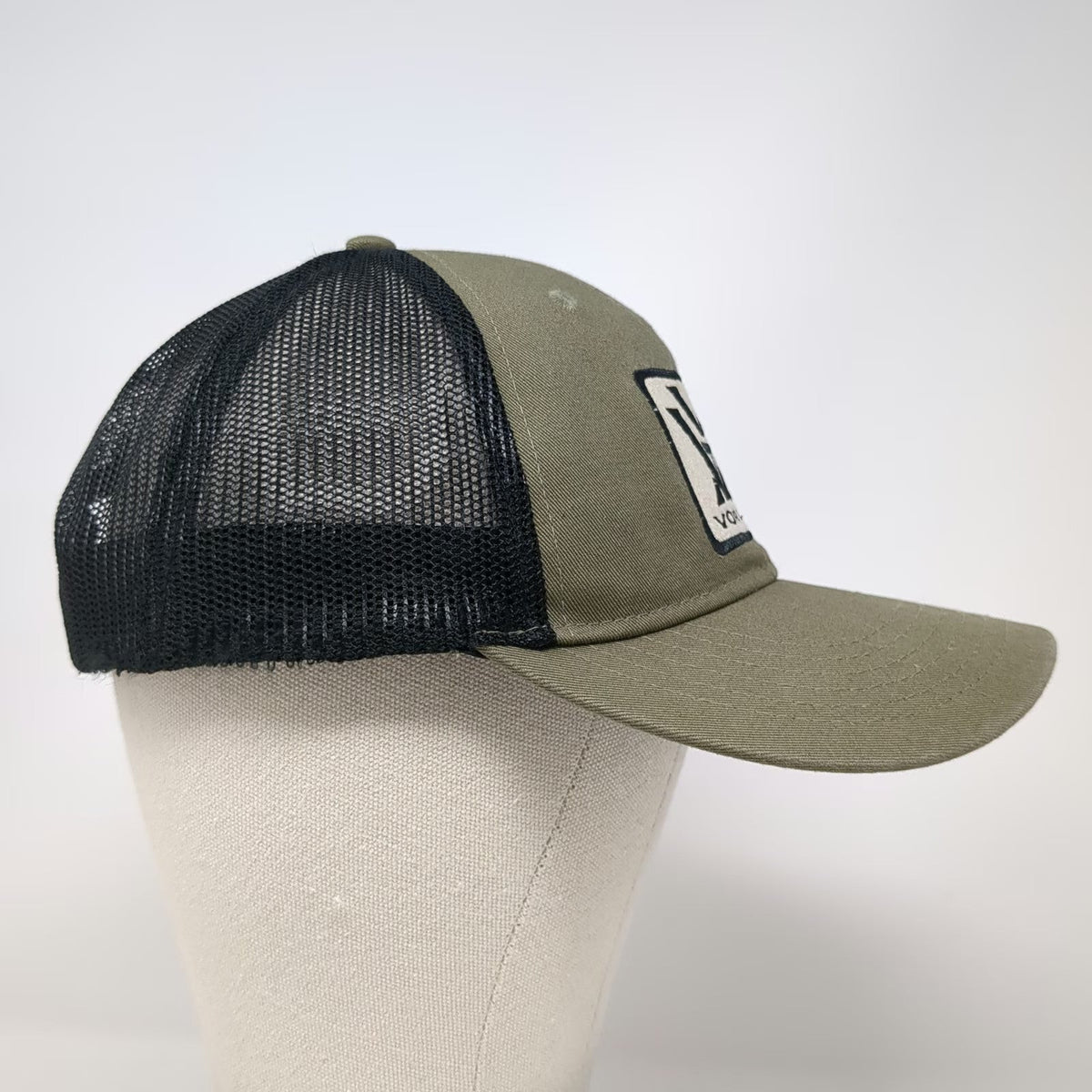 Vortex Gear Trucker Hat Green Black One Size Mesh Snapback Embroidered Patch