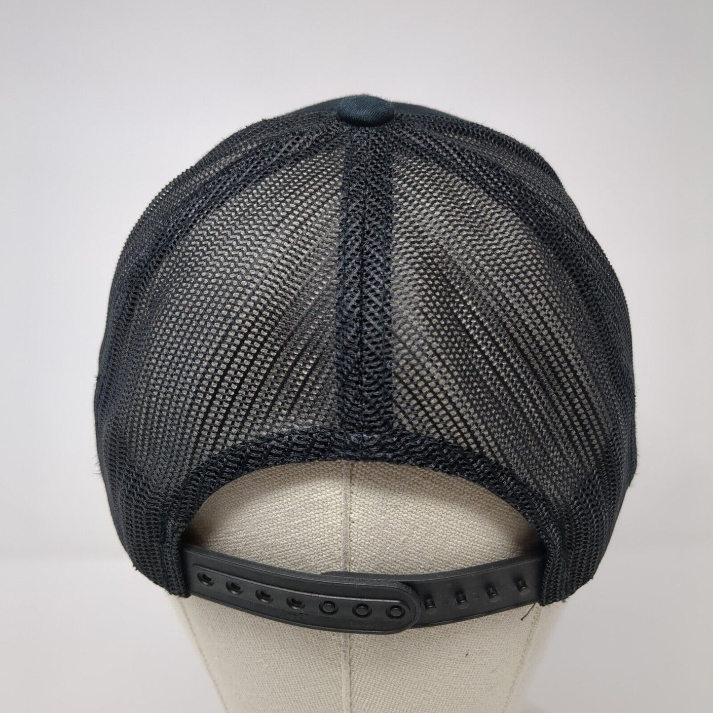 GMBM Snapback Mesh Back Trucker Hat Black One Size The Classics Yupoong