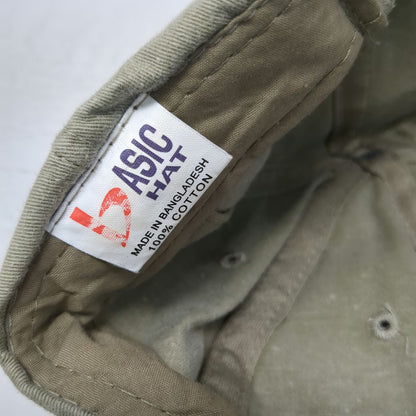 Basic Hat Baseball Cap Beige Blue One Size Advanced Communications Embroidered
