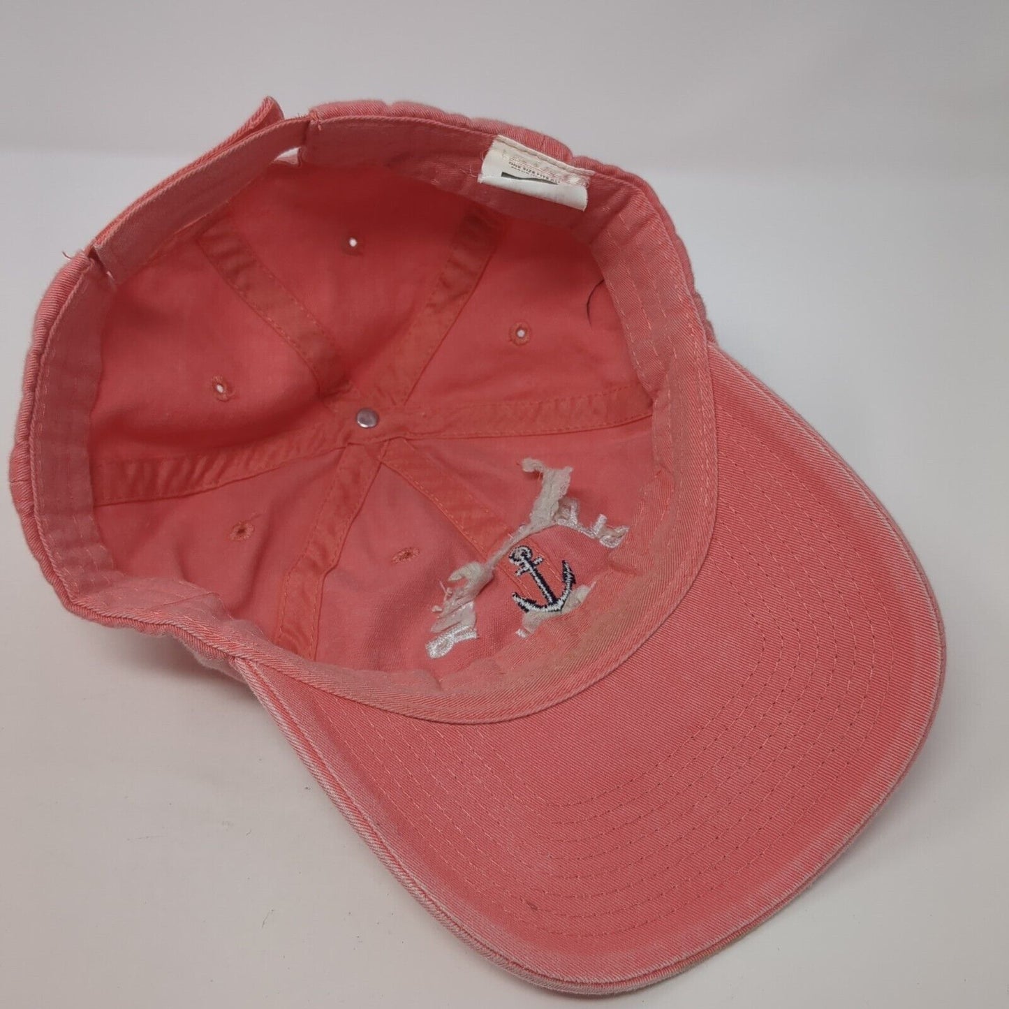 Clearwater Beach Florida Strapback Hat Pink One Size Adjustable 6 Panel