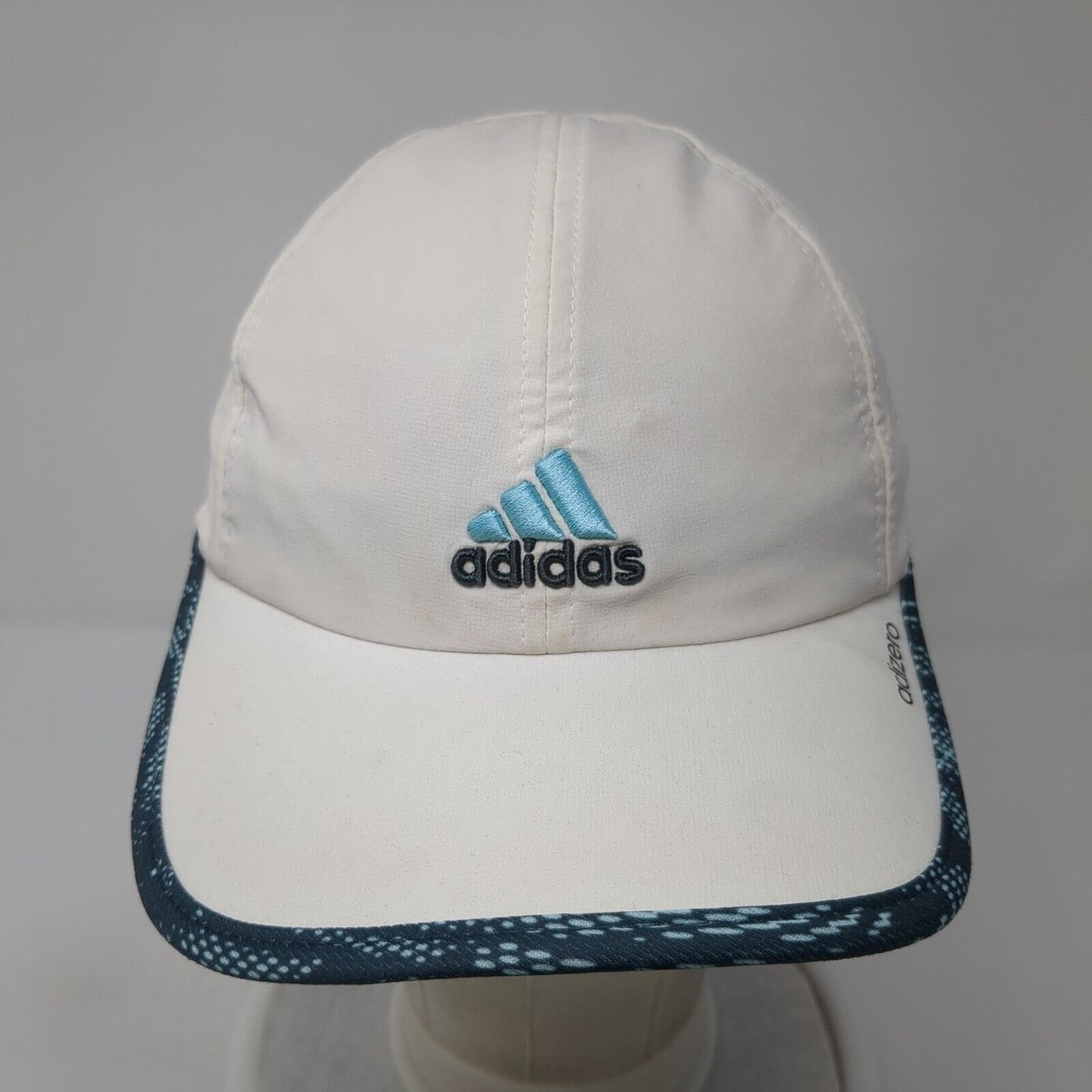 Adidas Adizero Strapback Hat White One Size Adjustable Embroidered Climacool