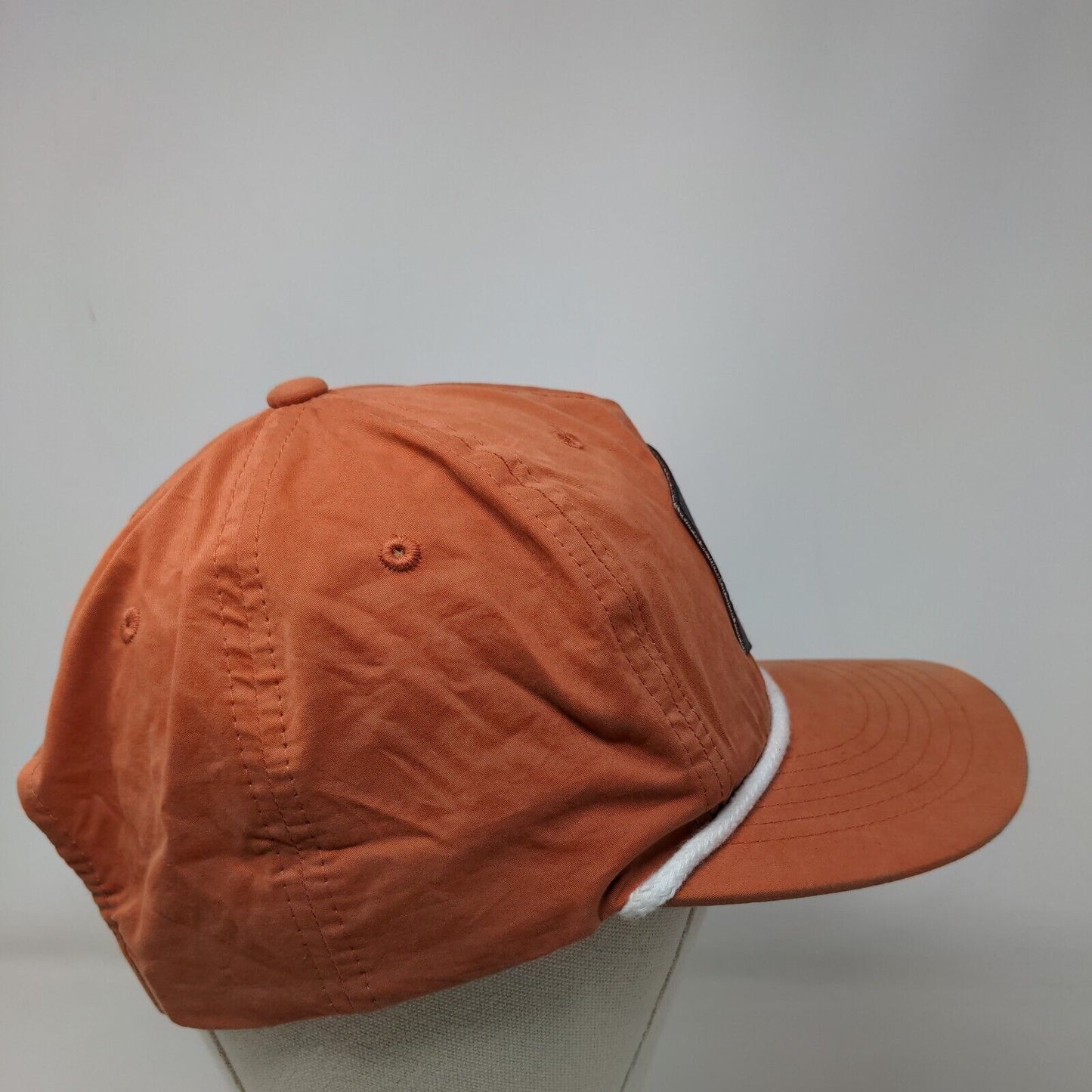 Pakmule Cargo Carrier MFG|USA Snapback Hat Brownish-Orange One Size Mesh Rope