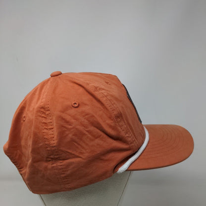 Pakmule Cargo Carrier MFG|USA Snapback Hat Brownish-Orange One Size Mesh Rope