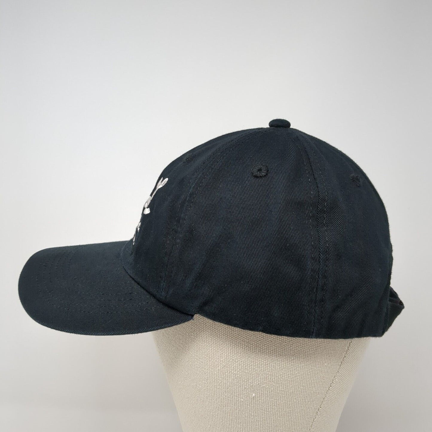 L&L Mechanical Inc Blackfoot ID Strapback Hat Black OS Adjustable Embroidered