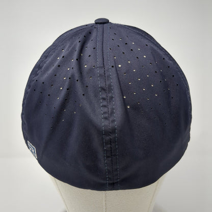 Richardson PTS30 Lite Fitted Hat Blue L-XL Embroidered Logo Perforated