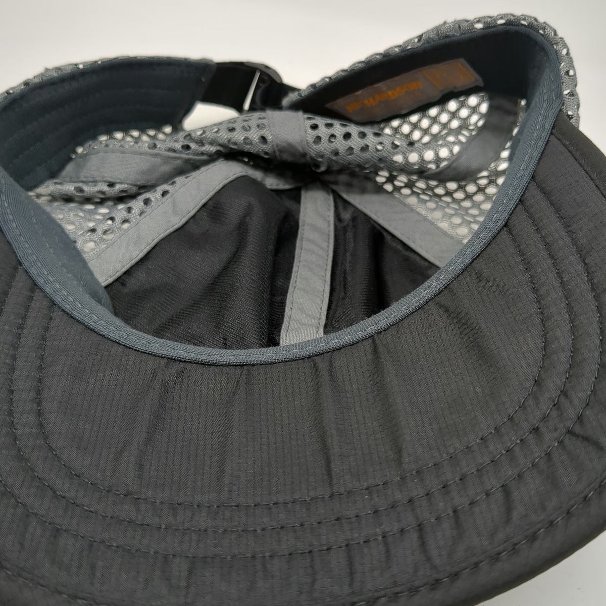 Richardson Baseball Cap Black One Size Fish Logo Mesh Back Fishing Hat 935