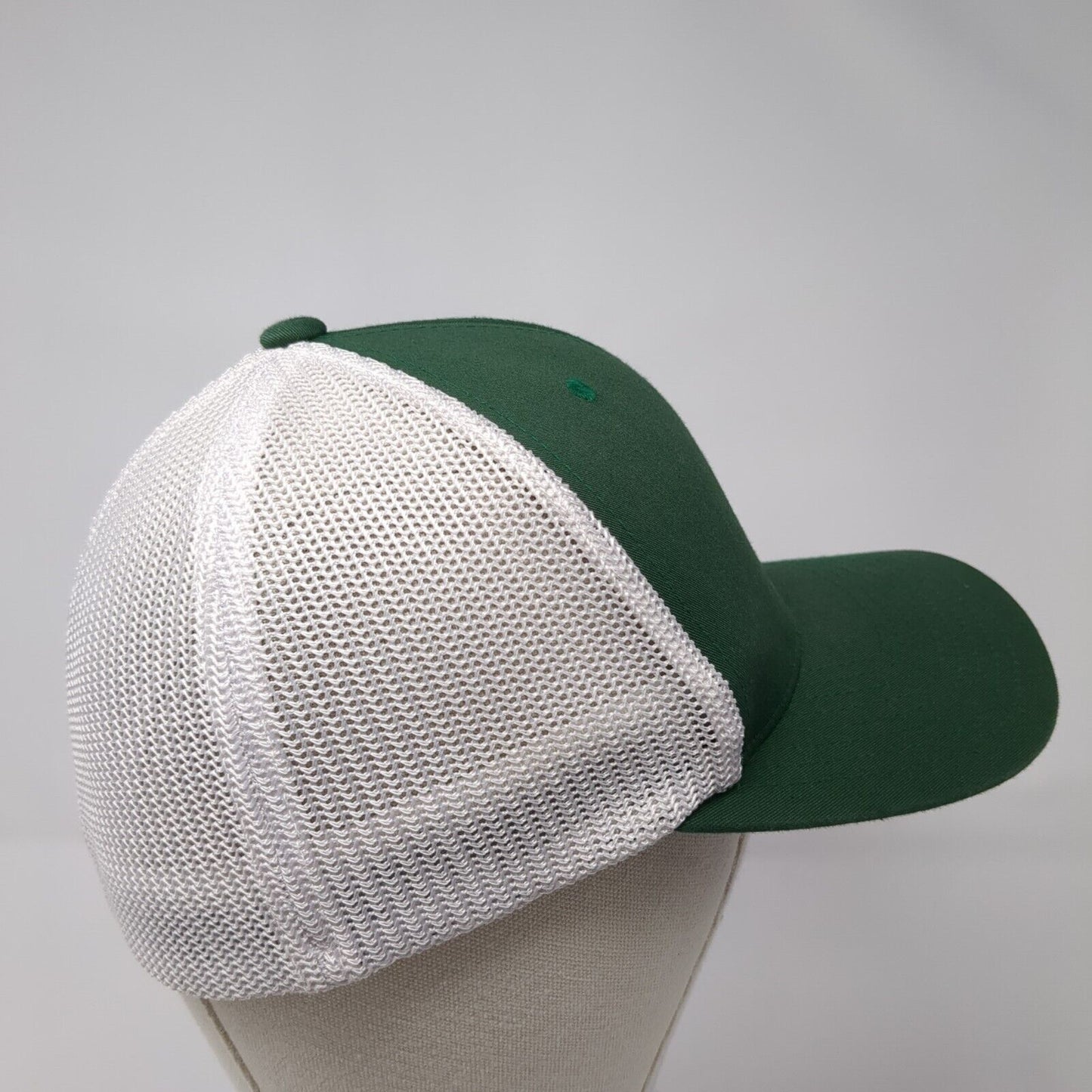 Boise Brew Card Fitted Mesh Back Trucker Hat Green S/M Port Authority