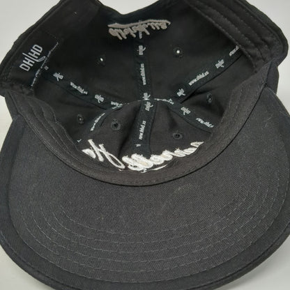DH HD Darrell Hay Hockey Development Baseball Cap Black One Size Hat Slideback