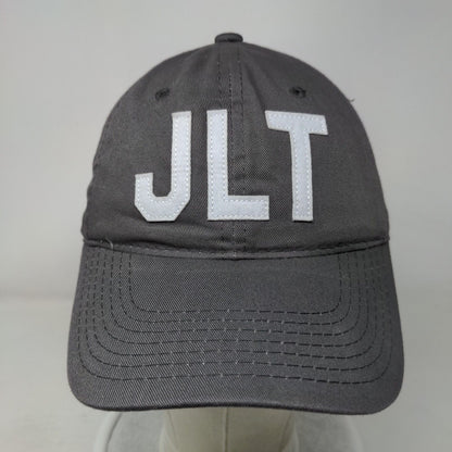 JLT Aviate Slideback Hat Gray OSFM Adjustable Vent Holes 6 Panel