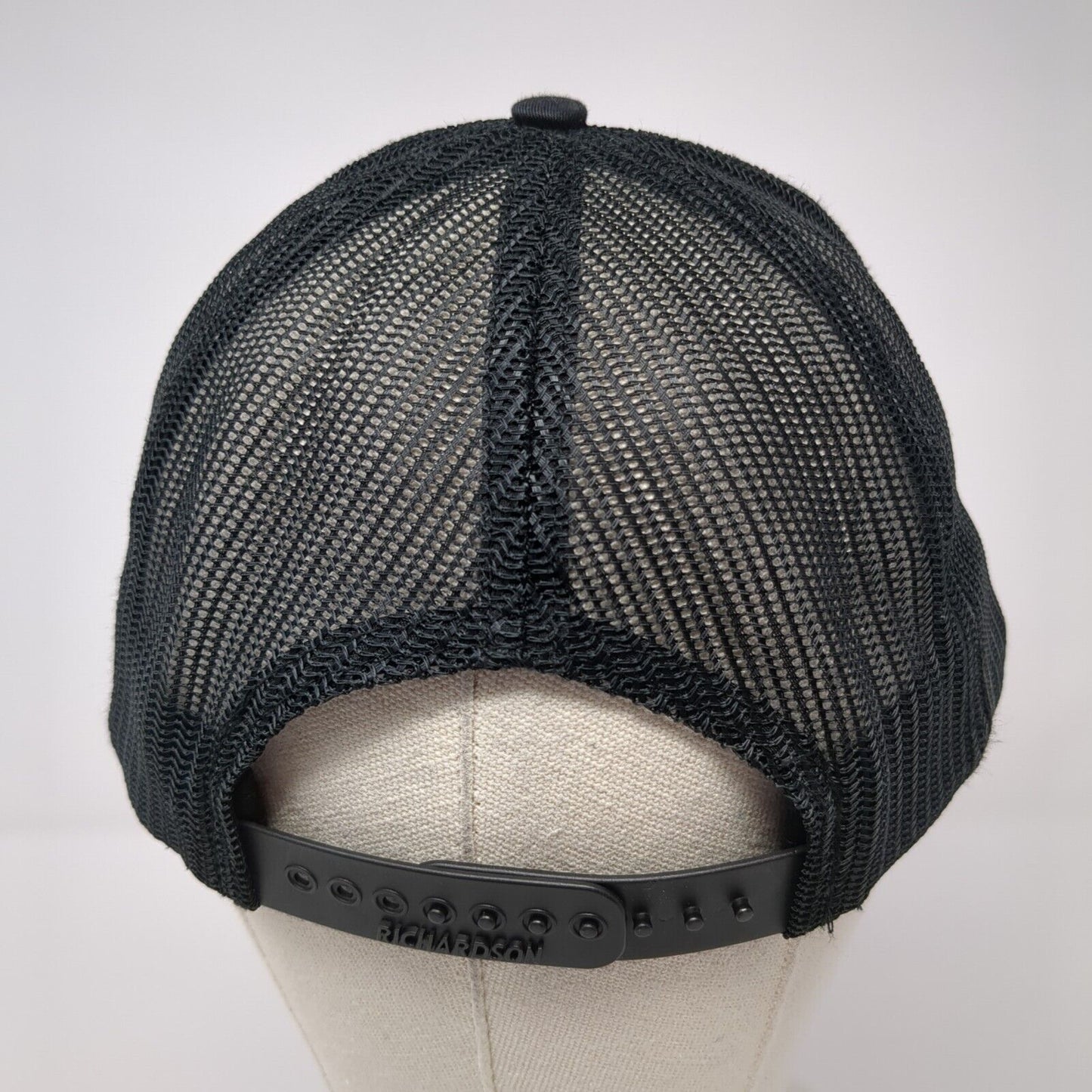 sbsc Real Estate Snapback Trucker Hat Black OS Adjustable Mesh Back Richardson