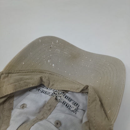 Seneca County Youth Bureau Strapback Hat Tan One Size Adjustable 6 Panel