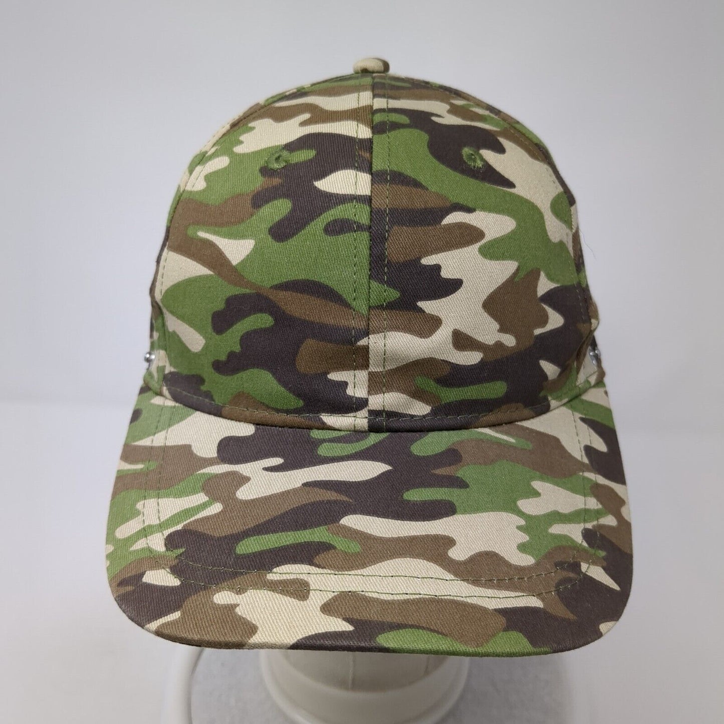 Unbranded Slideback Hat Camouflage One Size Adjustable Blank 6 Panel