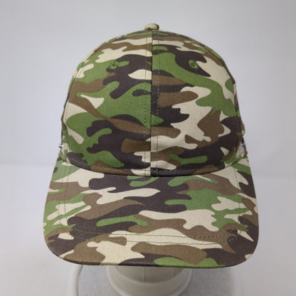 Unbranded Slideback Hat Camouflage One Size Adjustable Blank 6 Panel