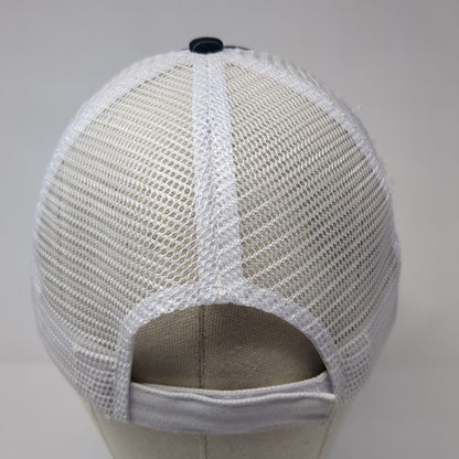 Farm Bureau Ins Strapback Trucker Hat Blue One Size Adjustable Mesh Back