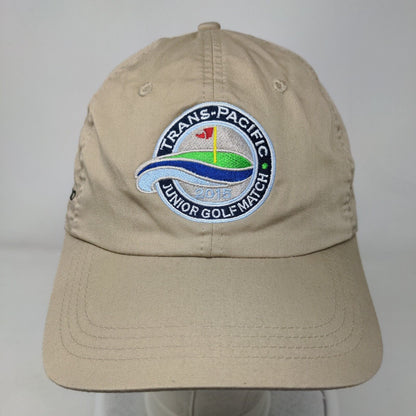 Trans Pacific Junior Golf Match 2015 Strapback Hat Tan One Size Ahead