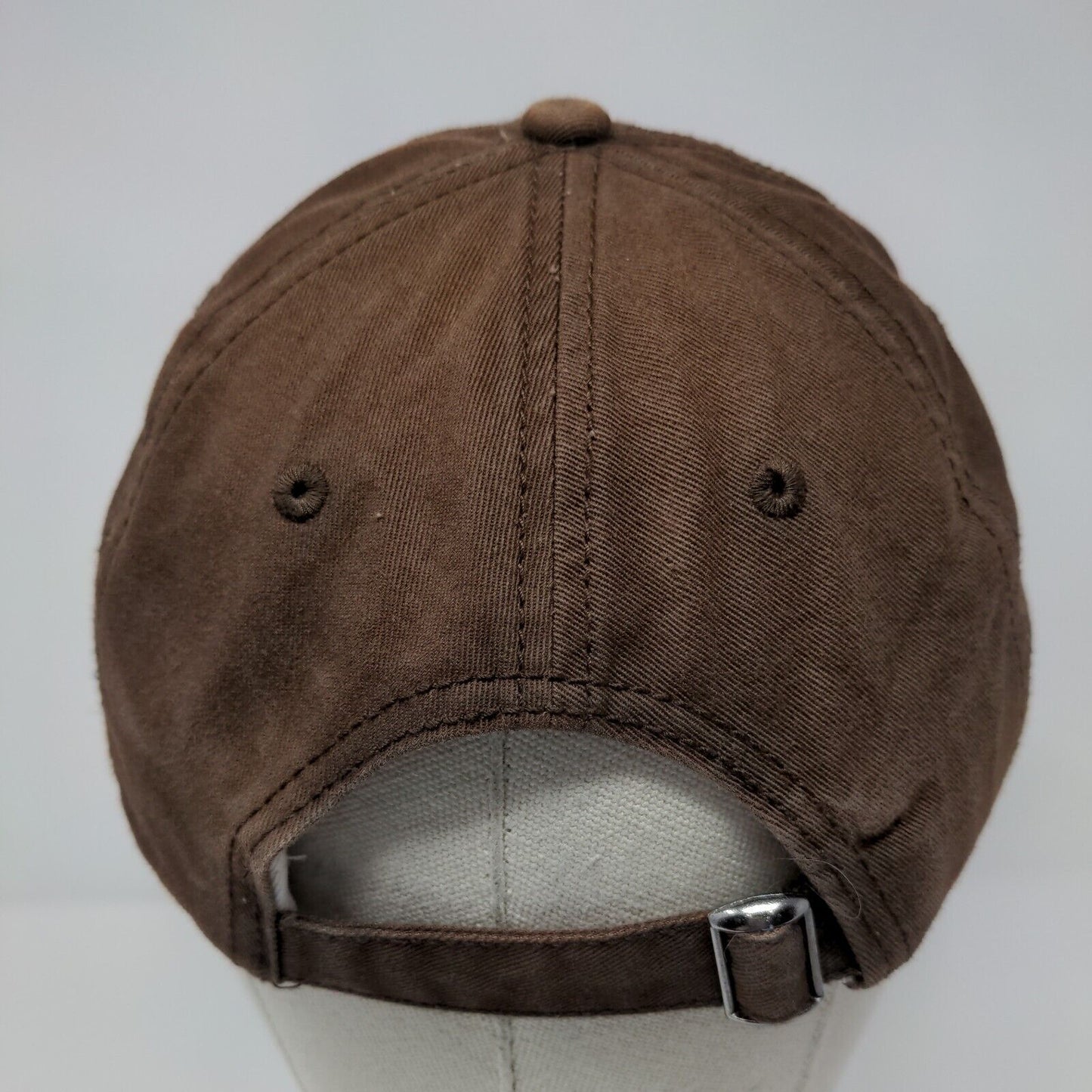 Port Aransas Texas Slideback Hat Brown OSFM Adjustable Triangle