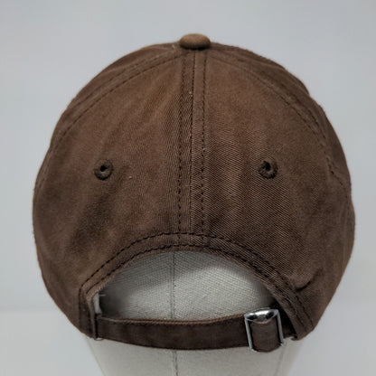 Port Aransas Texas Slideback Hat Brown OSFM Adjustable Triangle