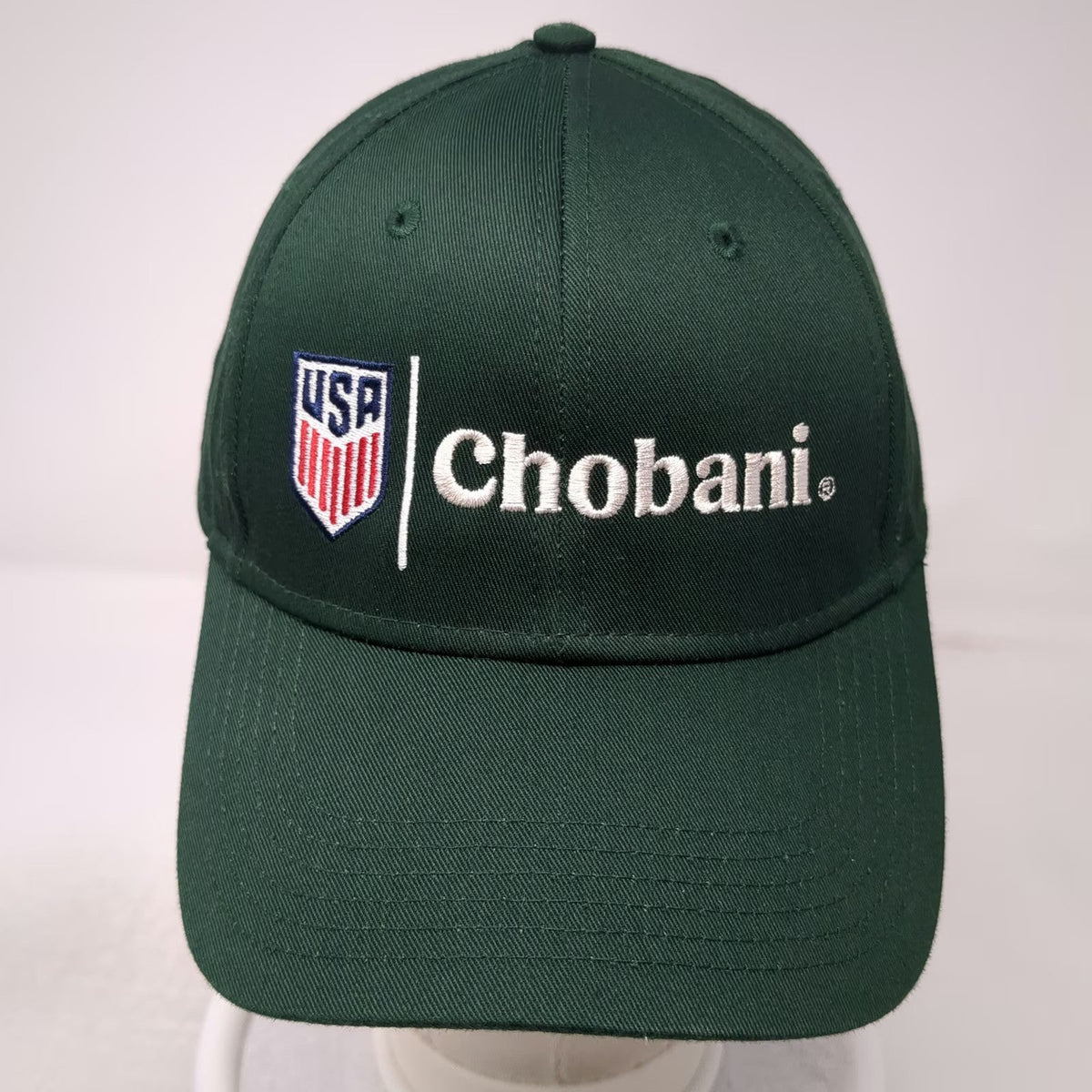 Otto Snapback Green One Size Chobani USA Feed the Dream Logo Adjustable Hat
