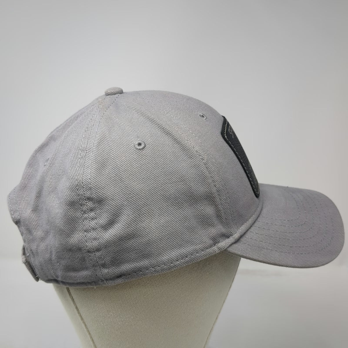 Otto Baseball Cap Gray One Size Mule Deer Foundation Sponsor Patch Cotton Hat