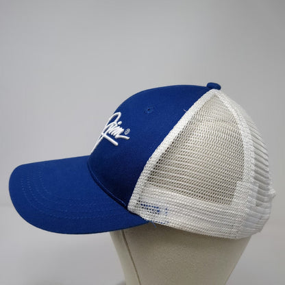 Maui Jim Trucker Hat Blue One Size Hawaii Islands Logo Mesh Back Snapback