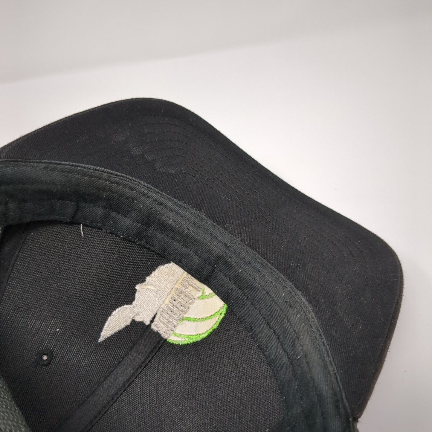 Burroughs Snapback Trucker Hat Black One Size Mesh Back Richardson