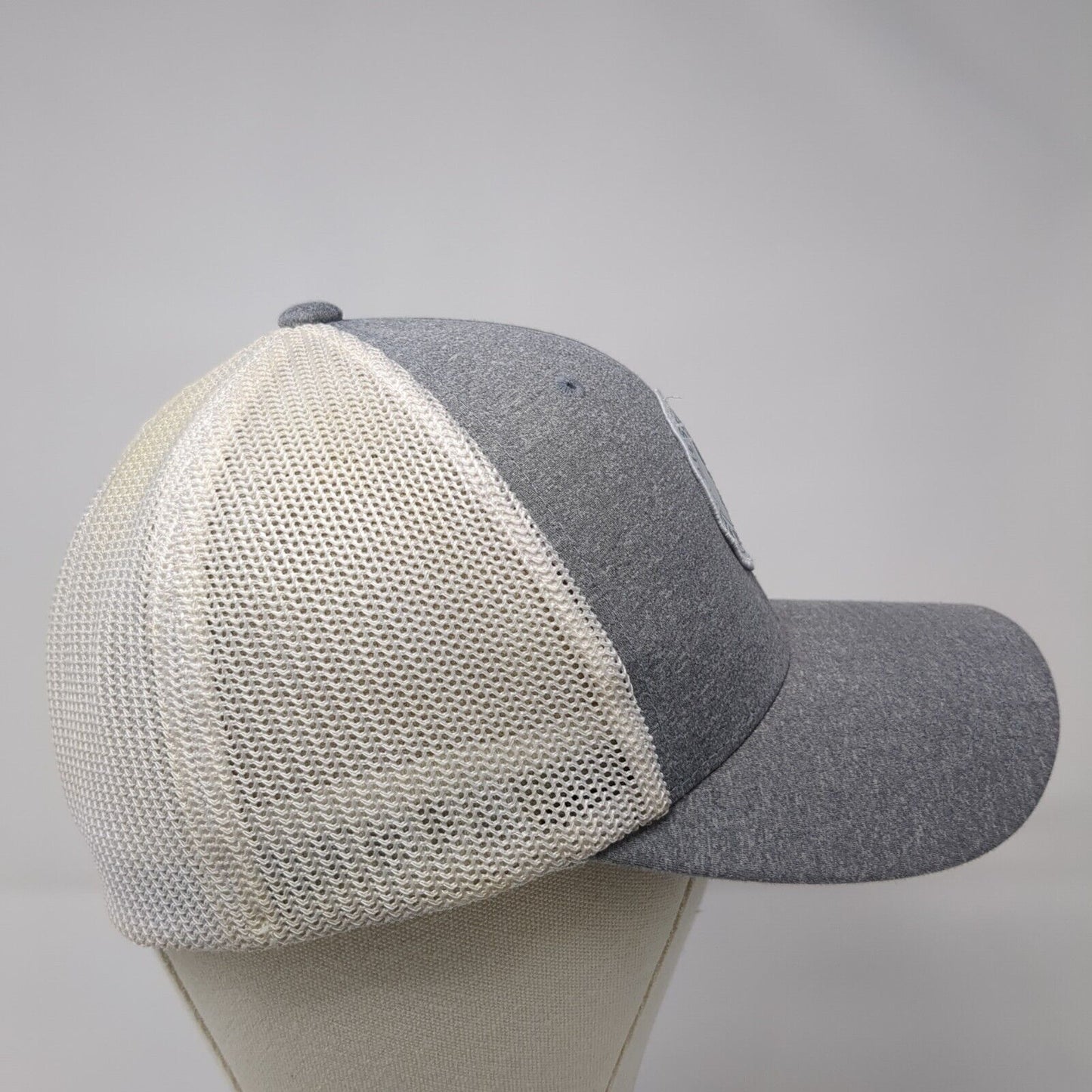 Diesel Nation Established 2013 Fitted Trucker Hat Gray OS Flexfit Mesh Yupoong