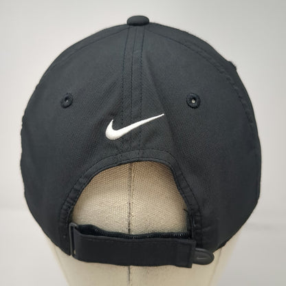 Nike Baseball Cap Black OSFM Legacy 91 Dri-FIT Strapback Hat Swoosh Sport Logo