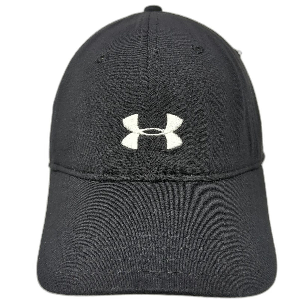 Under Armour Baseball Cap Black One Size Embroidered Logo Strapback Hat Sport
