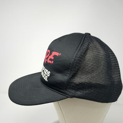 Mohr's Trucker Hat Black One Size D.A.R.E. To Keep Kids Off Drugs Mesh Snapback