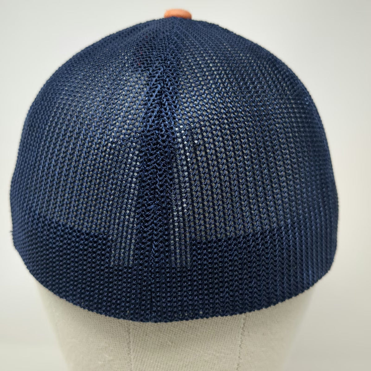 Columbia Baseball Orange M Mesh Flexfit Bullet American Flag Patch Outdoor Hat