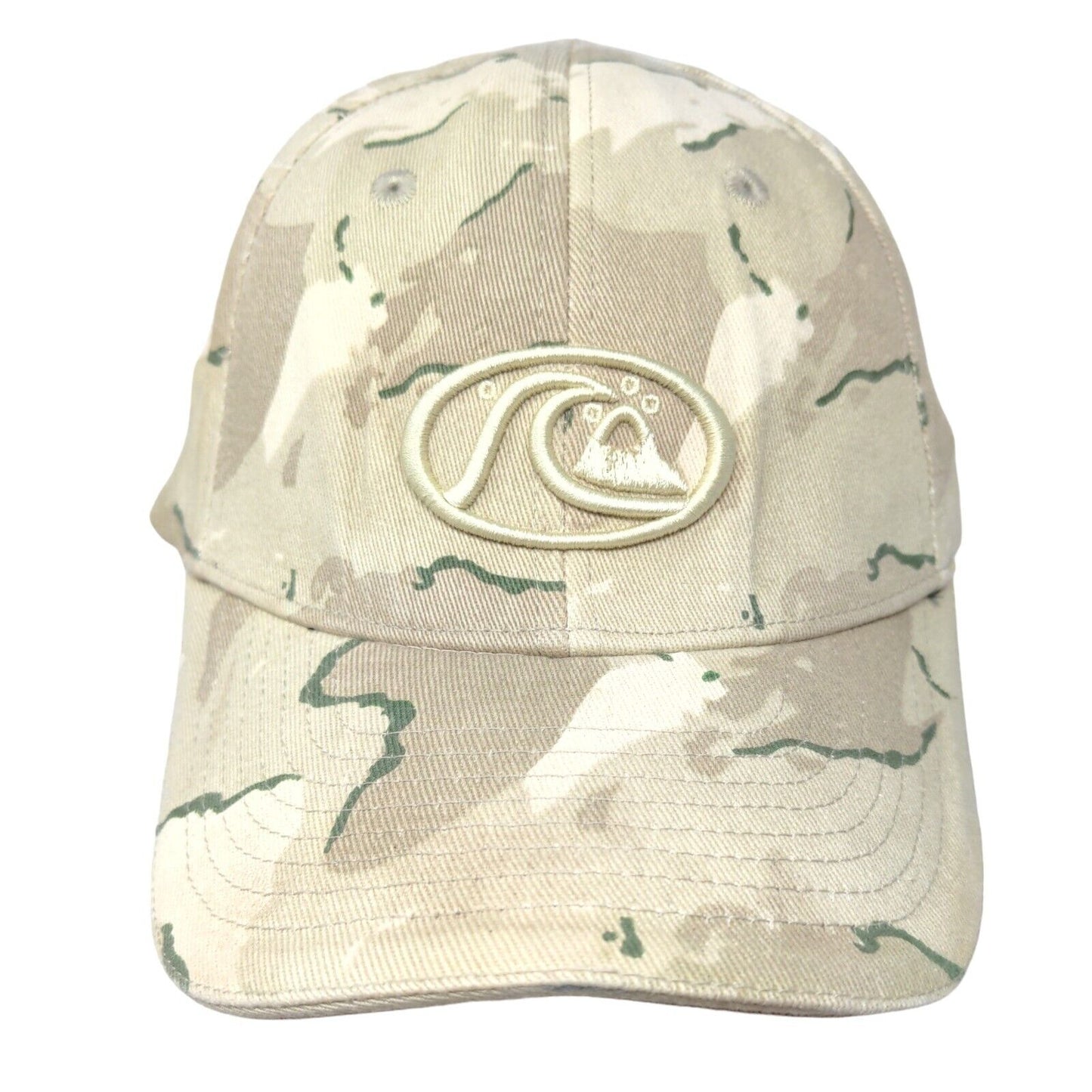 QuikSilver Edition Fitted Hat Camouflage One Size Embroidered Vented Holes