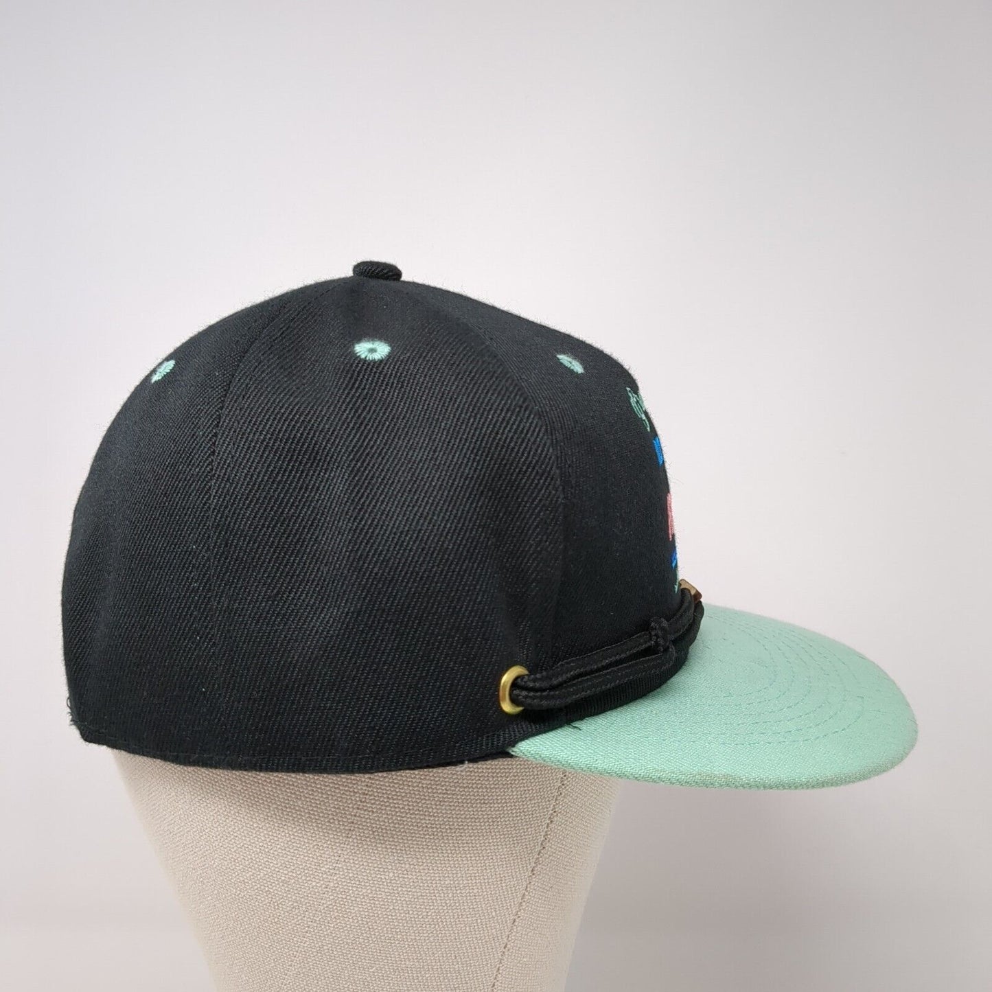 Grand Prix 2019 Findlay Snapback Hat Multicolor One Size Adjustable 6 Panel Rope