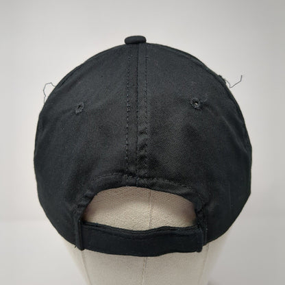 Clearwater River Company LLC Strapback Hat Black One Size Solid 6 Panel