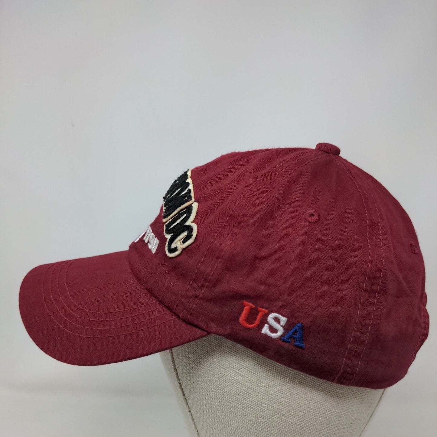 Washington DC Since 1790 Slideback Hat Red One Size Adjustable Patriotic Cotton