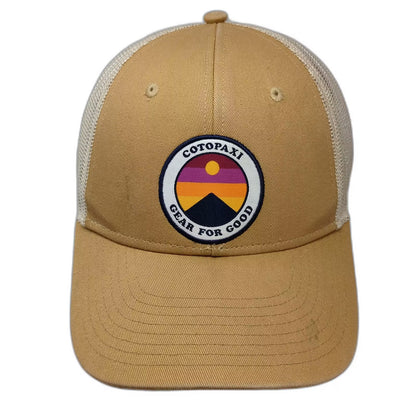 Cotopaxi Trucker Hat Brown One Size Mesh Snapback Gear For Good Organic Cotton