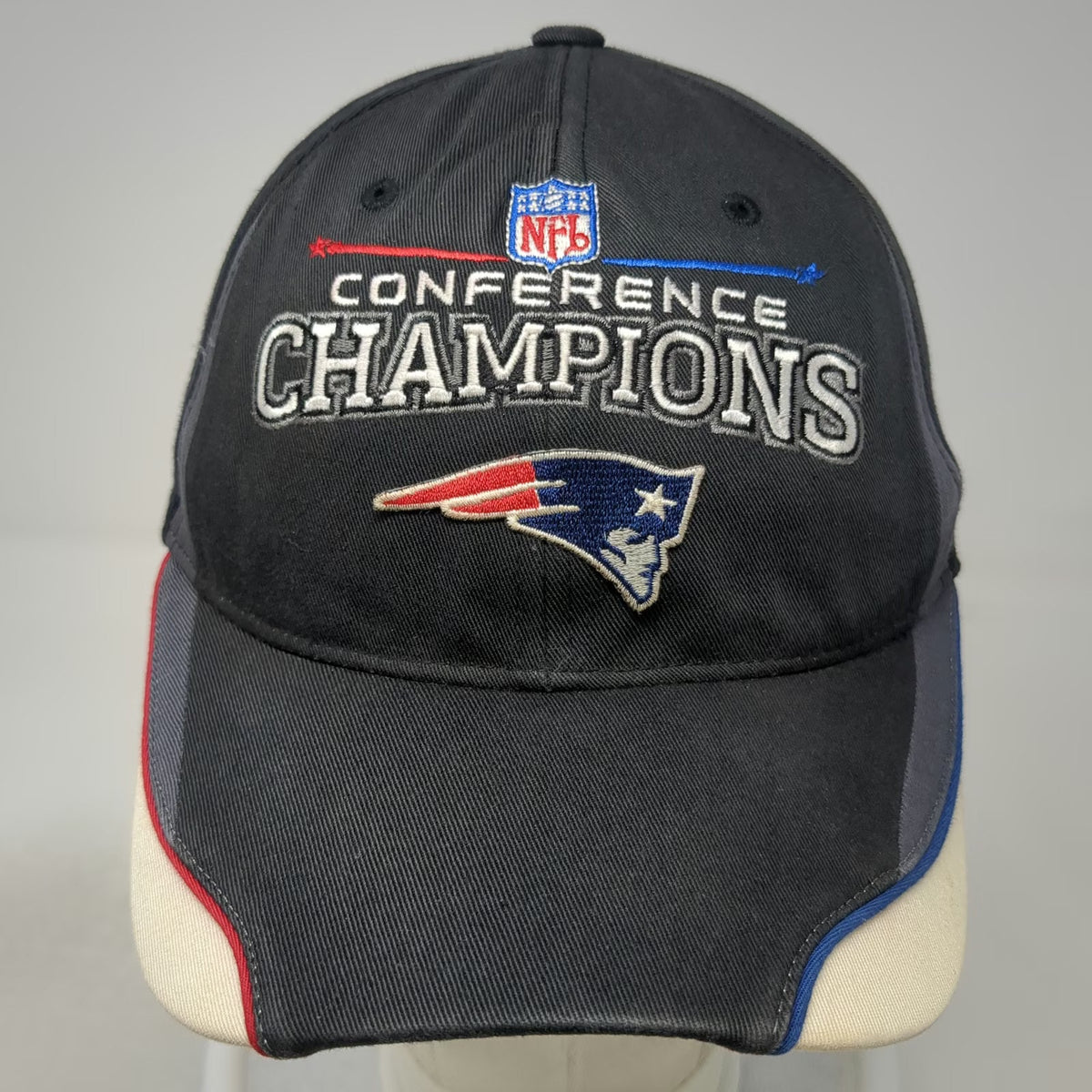 New England Patriots NFL Reebok Cap Black One Size Super Bowl XLII AFC Champions