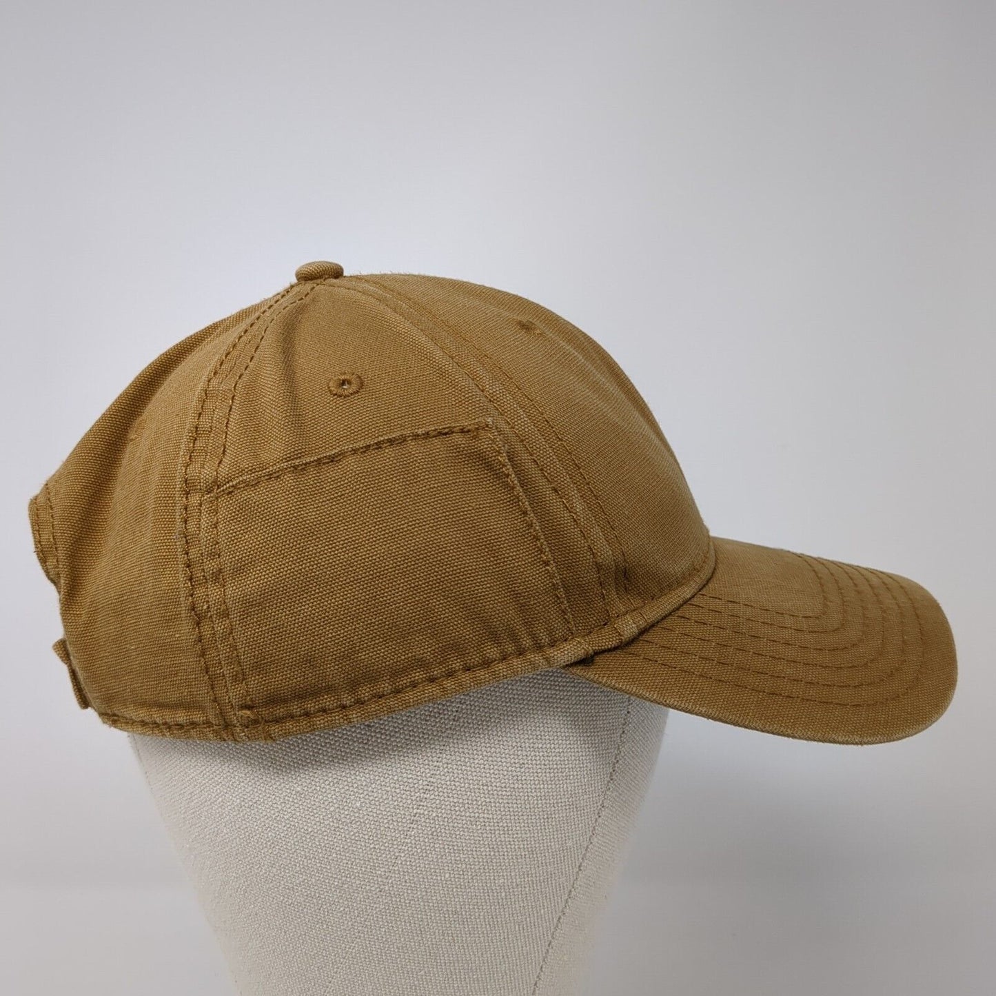 Genuine Dickies Patch Strapback Hat Tan One Size Adjustable 6 Panel