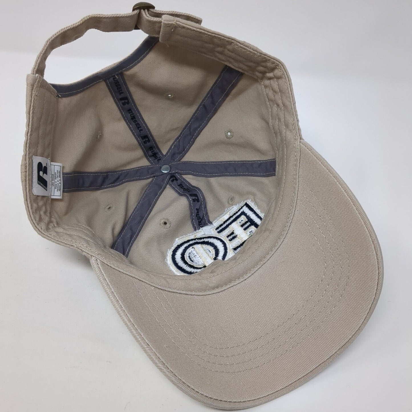 EOU Mountaineers Slideback Hat Tan One Size Adjustable Embroidered