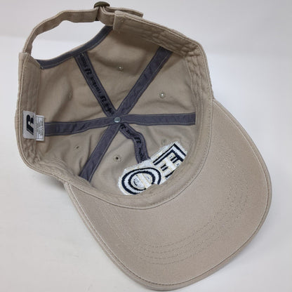 EOU Mountaineers Slideback Hat Tan One Size Adjustable Embroidered