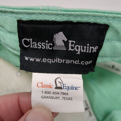 Classic Equine Strapback Hat Multi One Size Adjustable Embroidered