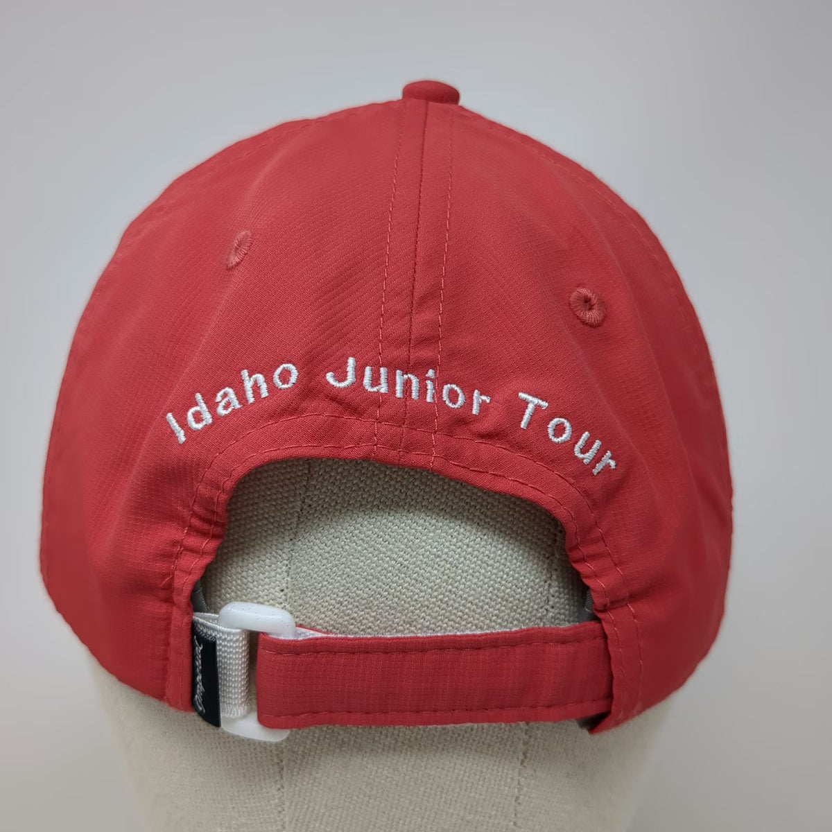 Imperial Baseball Cap Red One Size Idaho Golf Association Junior Tour Hat