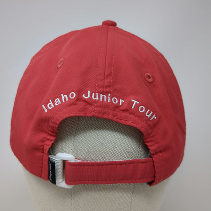 Imperial Baseball Cap Red One Size Idaho Golf Association Junior Tour Hat